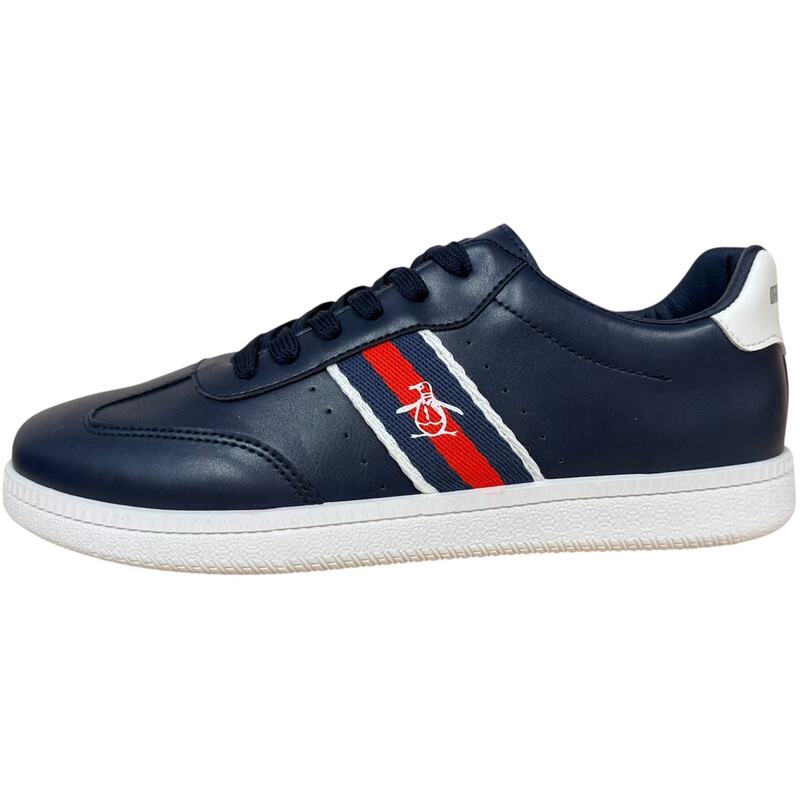 オリジナルペンギン メンズ シューズ スニーカー レース Original Penguin Low Profile Lace-Up Trainers Juniors Navy ネイビー