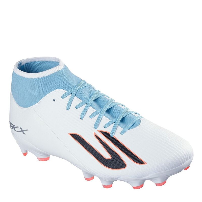 スケッチャーズ メンズ シューズ スニーカー ブーツ Skechers SKX.2 Academy Adults High Firm Ground Football Boots White/Blue 白いこと
