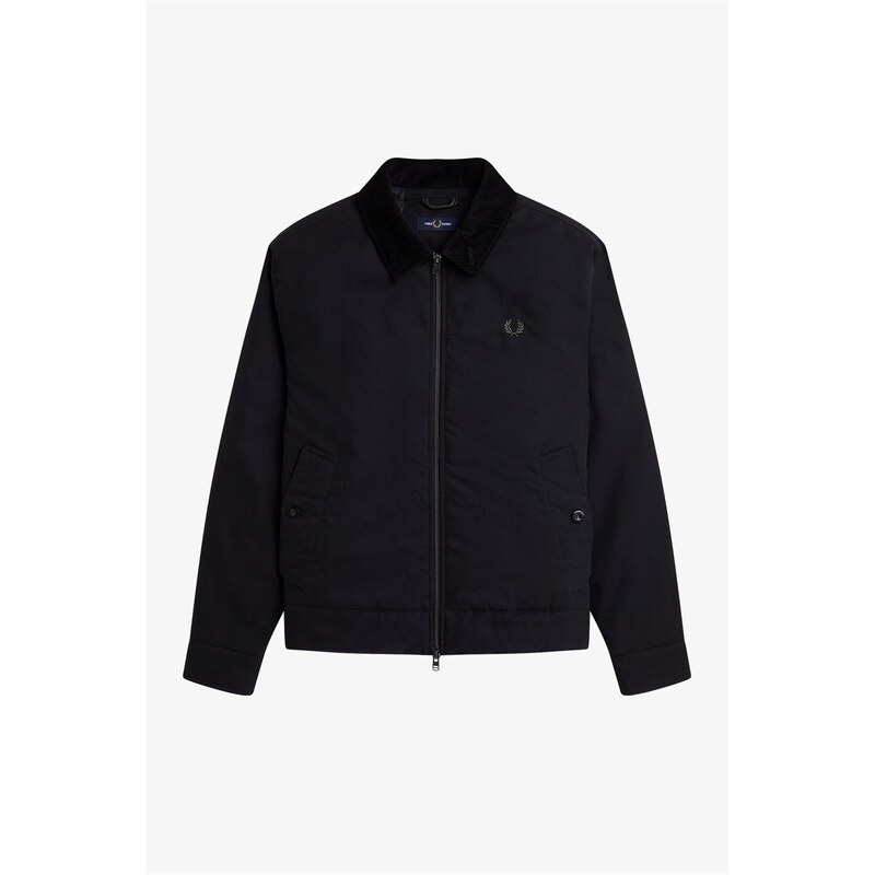 フレッドペリー メンズ アウター ジャケット・ブルゾン ジャケット Fred Perry Fred Caban Jacket Sn54 Black 184 ブラック