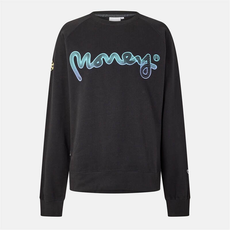 マネー メンズ アウター パーカー・スウェット Money Flow Wave Crew Black ブラック