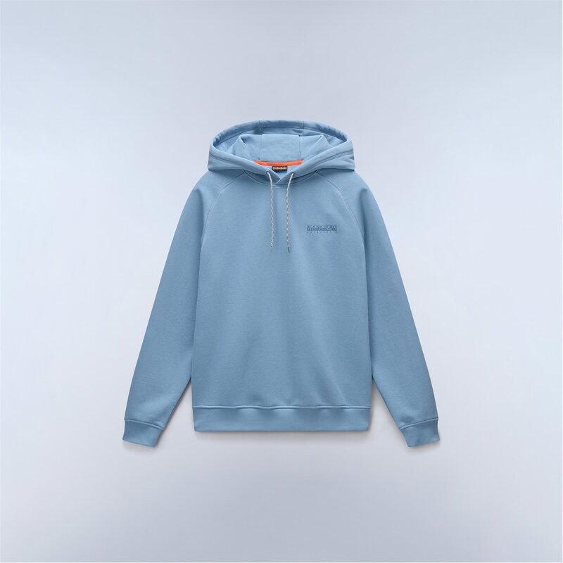 ナパピリ メンズ アウター パーカー・スウェット Napapijri Napa Back Grph OTH 錫54 Faded Denim ジーンズ
