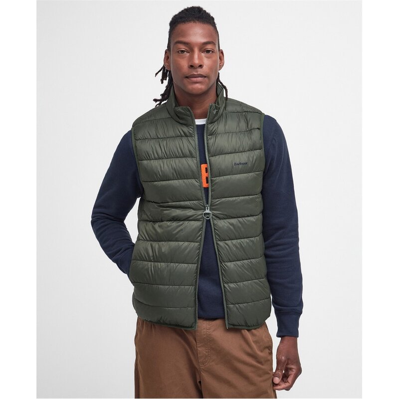 バブアー メンズ アウター ベスト ジレ Barbour Bretby Gilet Olive オリーブ