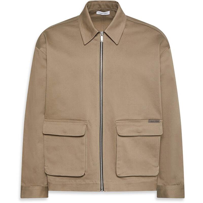 カルバンクライン メンズ アウター ジャケット・ブルゾン ジャケット Calvin Klein Jeans CKJ Utility Jacket Sn54 Taupe Tone GPF トープ