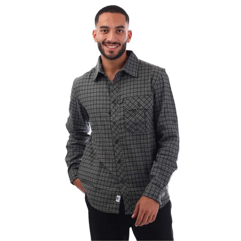 トレスパス メンズ トップス シャツ Trespass Snyper Checked Shirt Green グリーン