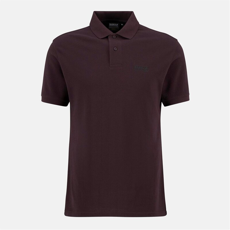 バブアー メンズ トップス Tシャツ ポロシャツ Barbour International Essential Polo Shirt Java Red BR19 レッド
