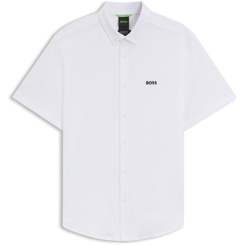 ボス メンズ トップス シャツ Boss B Motion S 10263169 01 White ホワイト|ReVida 店