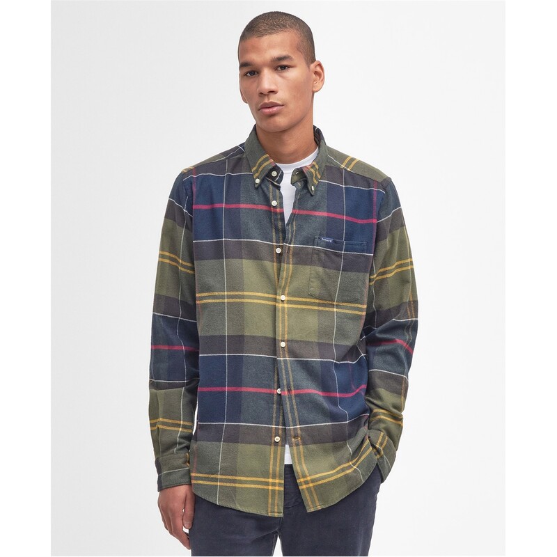 バブアー メンズ トップス シャツ Barbour Men's Edderton Long Sleeve Patterned Shirt Clssc Trtn TN52