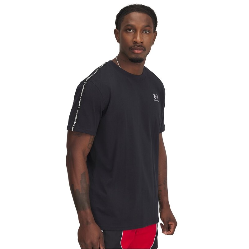 アンダーアーマー メンズ トップス Tシャツ Under Armour Icon T-Shirt Mens Black ブラック