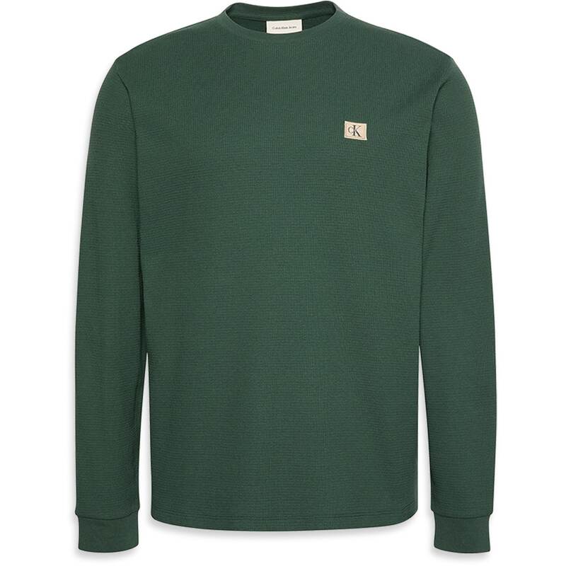 カルバンクライン メンズ トップス Tシャツ Calvin Klein Jeans CKJ Waffle WL LS Tee Sn54 Sycamore LLG｜ReVida 店
