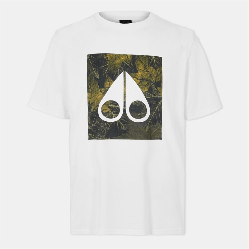 ムースナックル メンズ トップス Tシャツ MOOSE KNUCKLES Moose Hemlock Tee Sn54 White 160 ホワイト