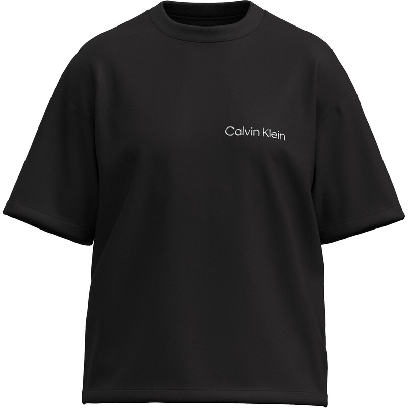 カルバンクライン メンズ トップス Tシャツ ロゴ Calvin Klein Calvin SSLogo Tee Sn54 Black ブラック