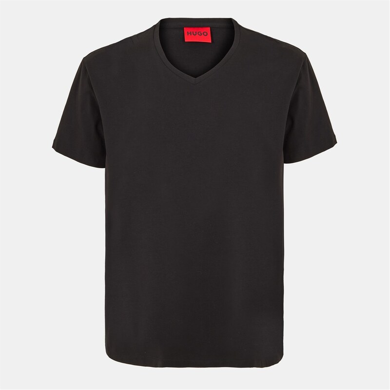 フューゴ メンズ トップス Tシャツ Vネック シャツ Hugo Short Sleeve V Neck T Shirt Black ブラック 11,536円