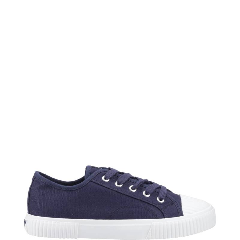 ハッシュパピー レディース シューズ スニーカー Hush Puppies Freya Canvas Trainer Navy 米国海軍