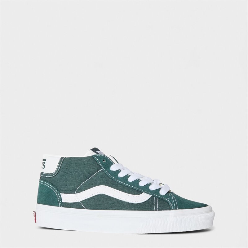 バンズ レディース シューズ スニーカー Vans Ua Mid Skool 37 Darkest Spruce/True High-Top Trainers Unisex Adults Spruce/White 白いこと