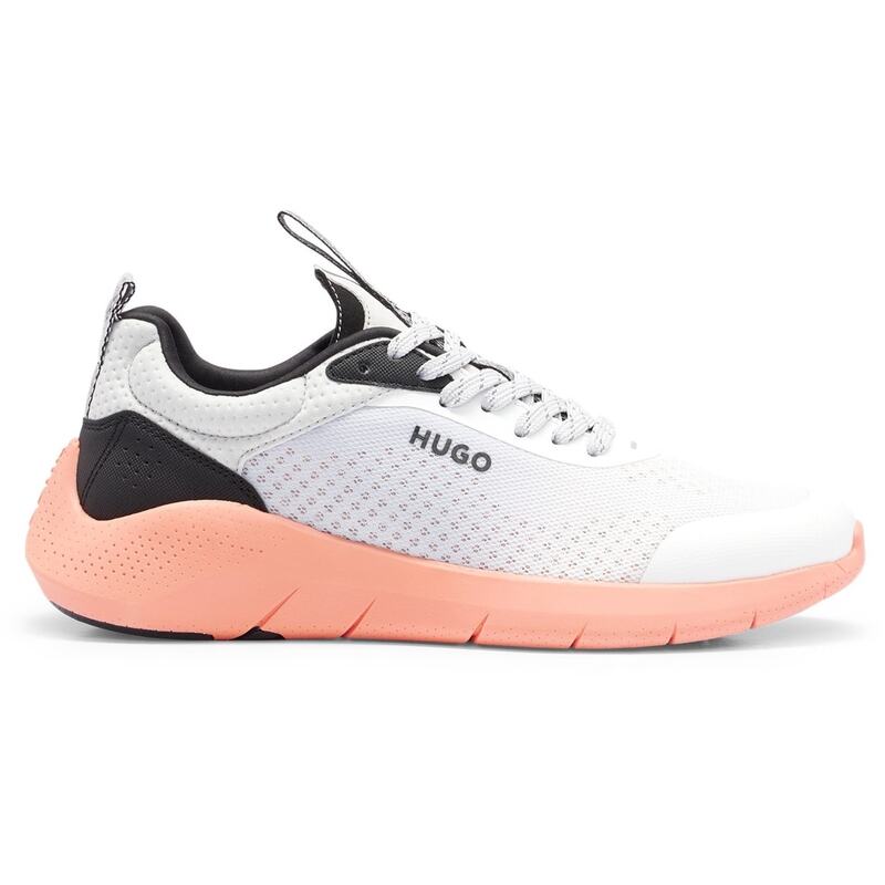フューゴ メンズ シューズ スニーカー Hugo Wayne Runner Sn33 Open Grey 066 グレー