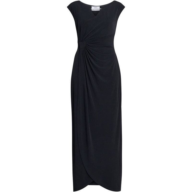 ジーナバッコーニ レディース トップス ワンピース マキシワンピース ジャージー マキシ Gina Bacconi EILEEN JERSEY MAXI DRESS BLACK ブラック 40,820円