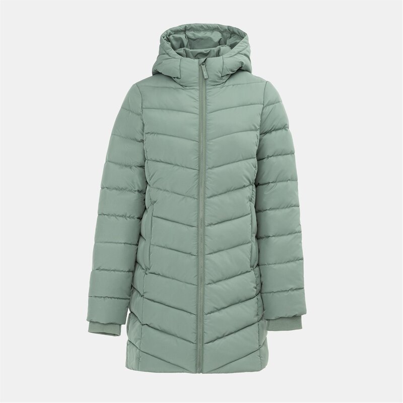 スラセンジャー レディース アウター 上衣・上衣 上衣 Slazenger Mid-Length Padded Jacket Womens Light Khaki カーキ