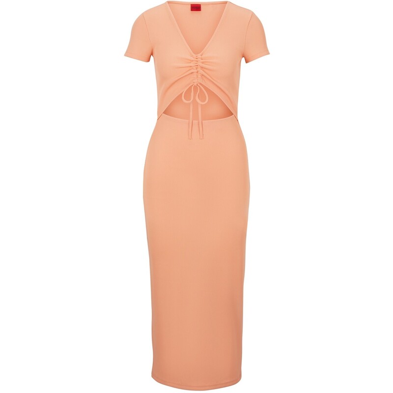 フューゴ レディース トップス ワンピース Hugo Nalexi 10246499 01 Pastel Orange オレンジ