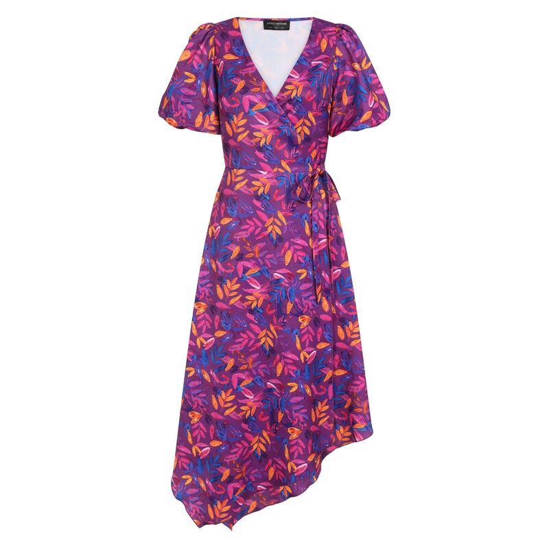 リトルミストレス レディース トップス ワンピース マキシ Little Mistress Maxi D Ld99 Prpl Lf Print