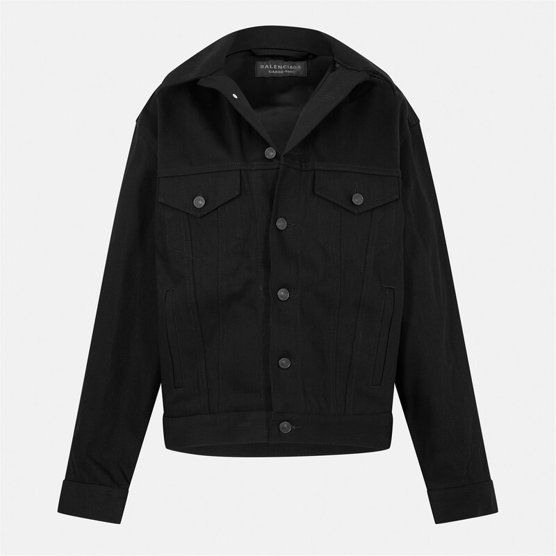 バレンシアガ レディース アウター 上衣・上衣 BALENCIAGA Bal Standing Jckt Ld54 Black 黒いこと