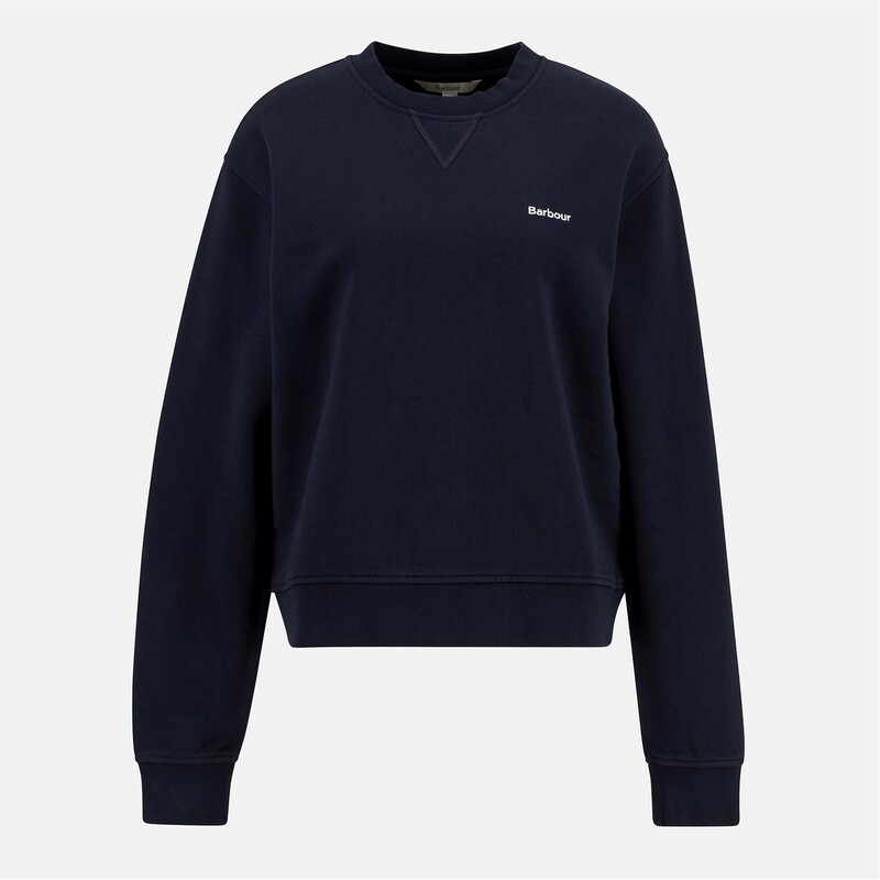 バブアー レディース アウター パーカー・スウェット スウェット シャツ Barbour Bede Oversized Sweatshirt Navy ネイビー