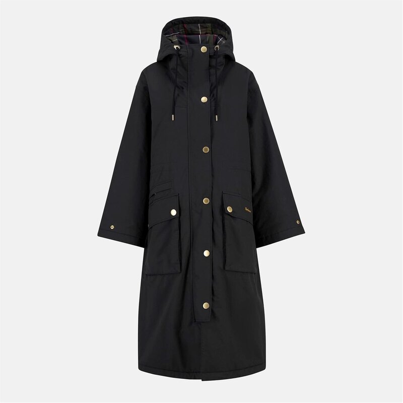 バブアー レディース アウター ジャケット・ブルゾン ジャケット Barbour Dena Showerproof Jacket Black/Classic ブラック