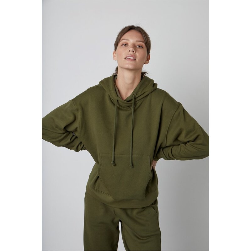 ヴェルヴェットバイグラハムスペンサー レディース アウター パーカー・スウェット Velvet by Graham and Spencer Velvet Coreflce Swt Ld99 Khaki カーキ