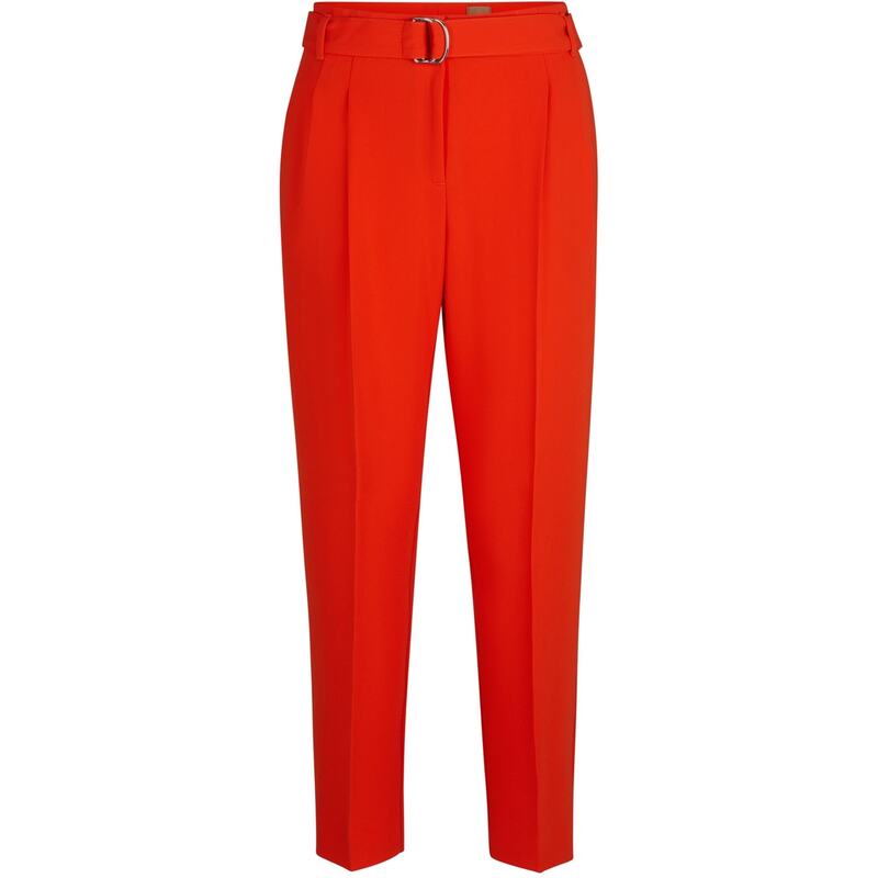 ボス レディース ボトムス カジュアルパンツ Boss Tapiah 10166126 01 Bright Orange オレンジ