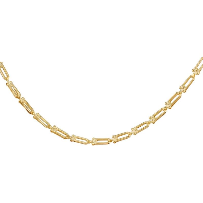 ビー ユー レディース アクセサリー ネックレス・チョーカー・ペンダントトップ ミニ Be You 9ct Gold Mini Industrial Chain Yellow Gold イエロー