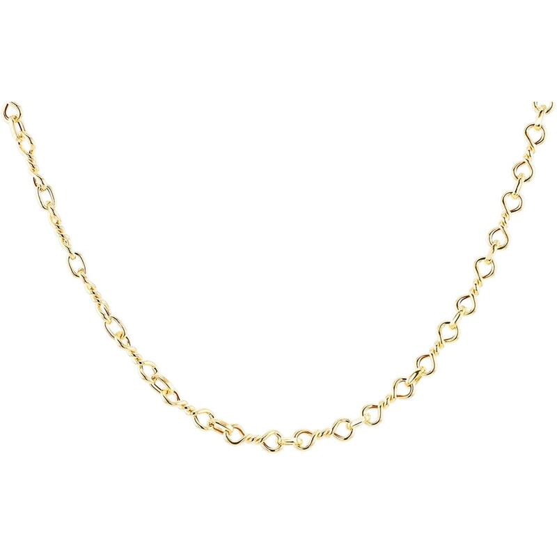 ビー ユー レディース アクセサリー ネックレス・チョーカー・ペンダントトップ Be You 9ct Gold Double Twist Fancy Chain Yellow Gold イエロー|ReVida 店