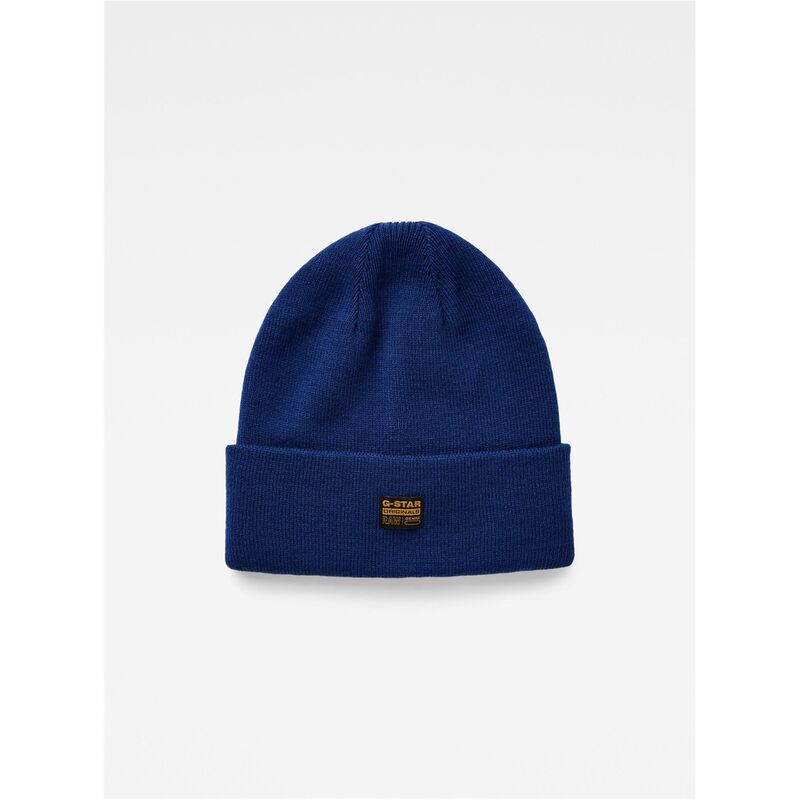ジースター メンズ アクセサリー 帽子 G Star Effo Beanie Ballpen Blue ブルー