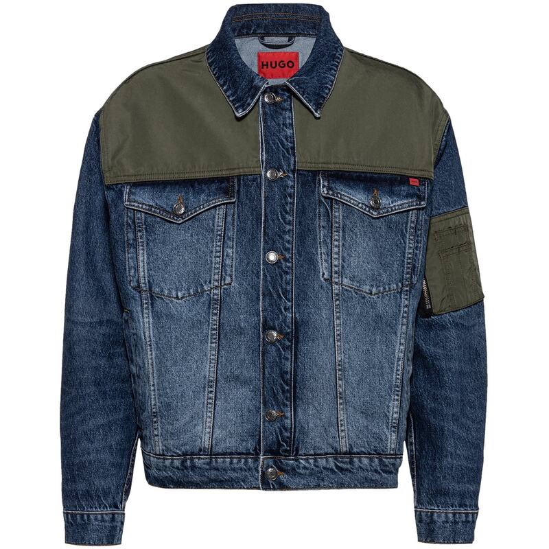 フューゴ メンズ アウター ジャケット・ブルゾン Hugo 026/1 10250255 01 Navy ネイビー|ReVida 店