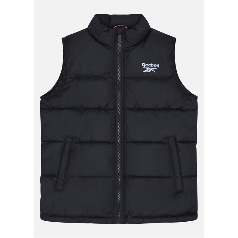 リーボック メンズ アウター ジャケット・ブルゾン ベスト Reebok Puffer Vest Sn61 Black ブラック