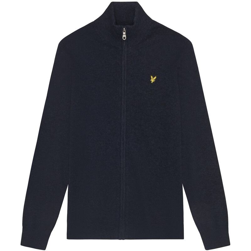 ライルアンドスコット メンズ アウター 編み物・スウェーター Lyle and Scott Lyle Lmbwl Zip Cardi 錫61 Drk Navy Marl マール