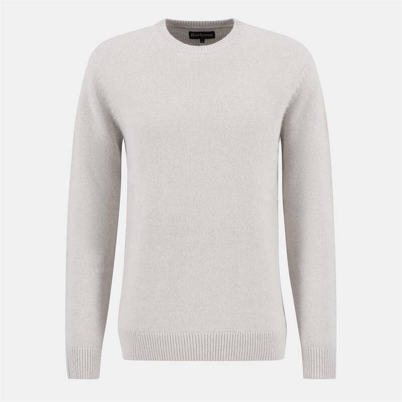 バブアー メンズ アウター ニット・セーター クルーネック BARBOUR Covent Crew Neck Jumper Mist Marl GY18 マール|ReVida 店