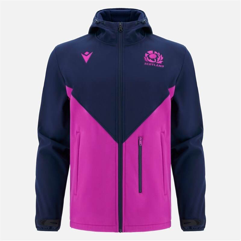 マクロン メンズ アウター ジャケット・ブルゾン ジャケット Macron Scotland Rugby World Cup Softshell Jacket Adults Navy/Sky ネイビー 29,054円