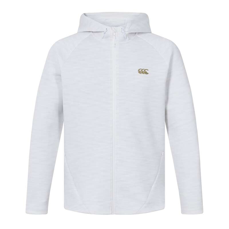 カンタベリー メンズ アウター パーカー・スウェット パーカー Canterbury Everest Full Zip Hoodie Mens White Marl 白いこと