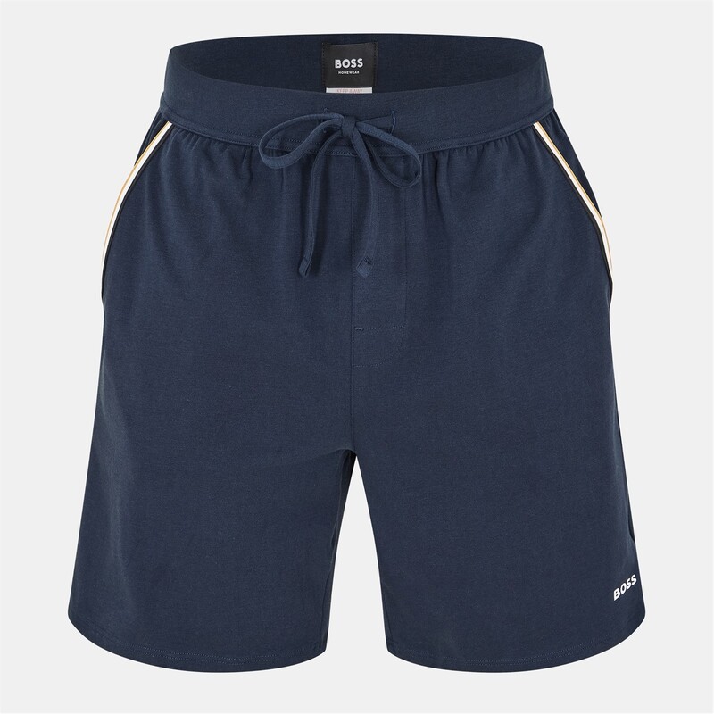 ボス メンズ ボトムス ハーフパンツ・ショーツ ショートパンツ Boss Unique Pyjama Shorts Dark Blue 403 ブルー