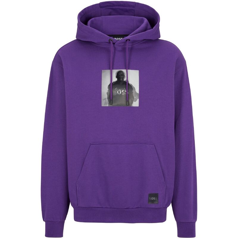 ボス メンズ アウター パーカー・スウェット Boss Khaby Hd Sn99 Dark Purple パープル
