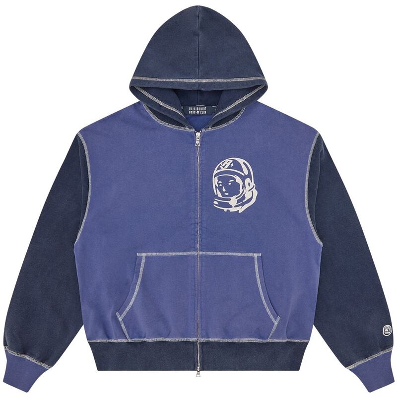 ビリオネアボーイズクラブ メンズ アウター パーカー・スウェット BILLIONAIRE BOYS CLUB BBC College Zip Hd Sn53 Indigo インディゴ|ReVida 店