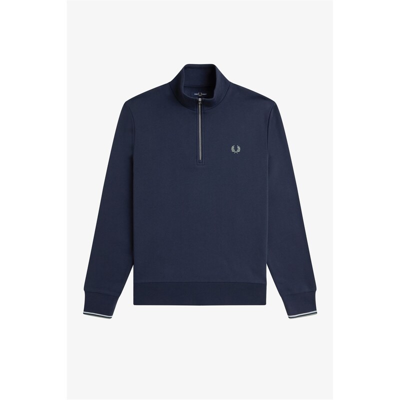 フレッドペリー メンズ アウター パーカー・スウェット ハーフジップ Fred Perry FredPerry Half Zip Top Dk Airforce Z47