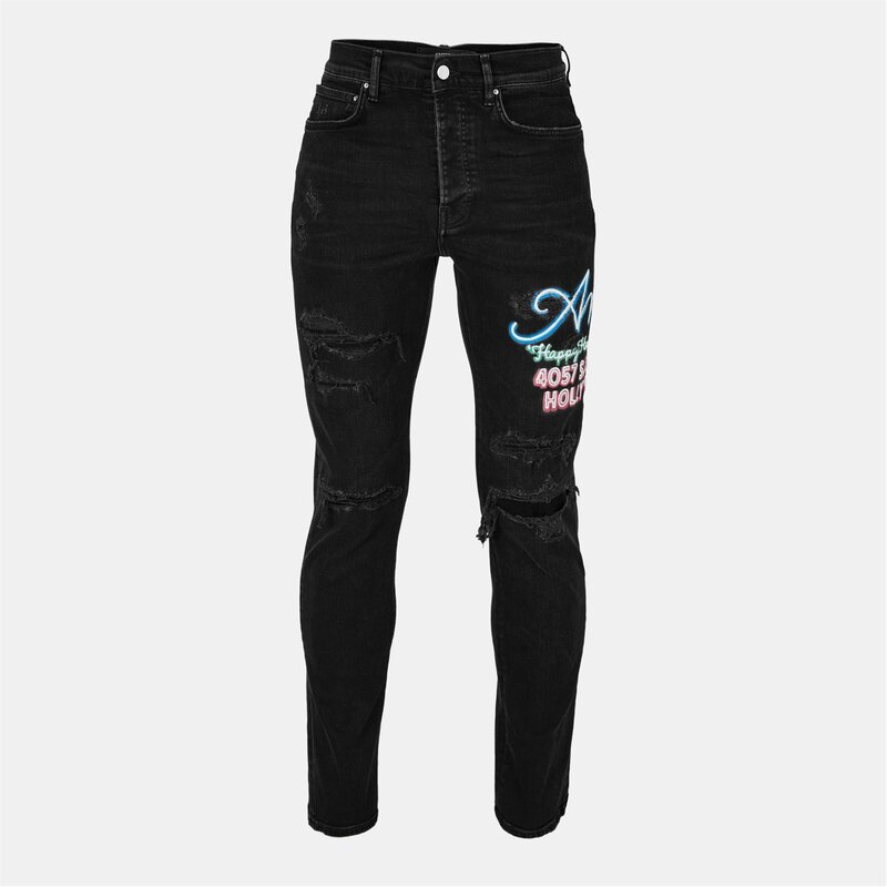 アミリ メンズ ボトムス デニムパンツ Amiri Neon Lghts Jn Sn54 Dusk Black ブラック|ReVida 店