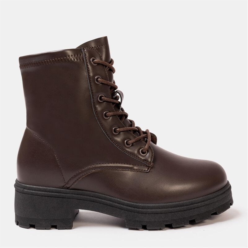 アイソウイットファースト レディース シューズ ブーツ・レインブーツ アンクル ブーツ I Saw It First SAW IT FIRST Biker Ankle Boots Women Dk Chocolate チョコレート｜ReVida 店
