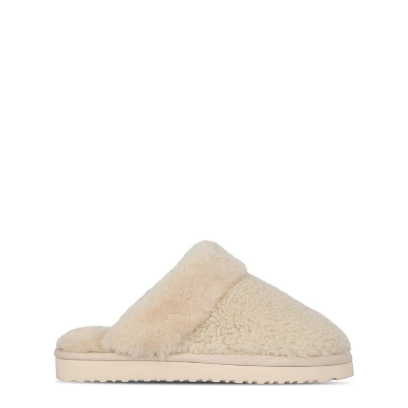 ジャック ウィルス レディース シューズ サンダル Jack Wills Mule Slippers Cream Borg クリーム