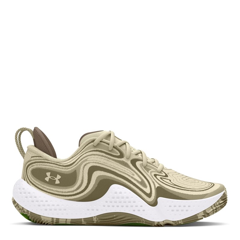 アンダーアーマー レディース シューズ スニーカー Under Armour Armour Ua Spawn 6 Camo Basketball Trainers Unisex Adults Brown ブラウン|ReVida 店
