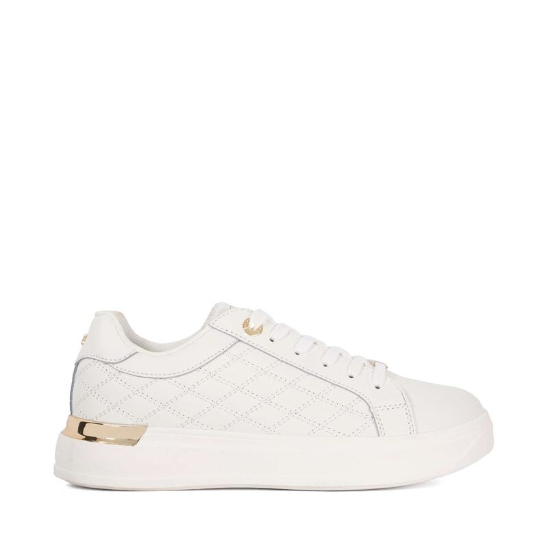 デューンロンドン レディース シューズ スニーカー Dune London Dune Elba Ld54 White Leather 白いこと