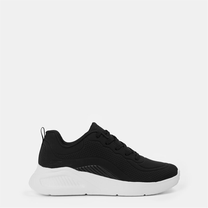 スケッチャーズ レディース シューズ スニーカー Skechers Bob Buno Trainers Womens Black/White 白いこと