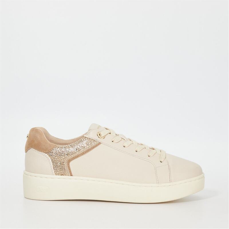 デューンロンドン レディース シューズ スニーカー Dune London Dune Elli Ld54 Cream Leather 皮膚軟化剤