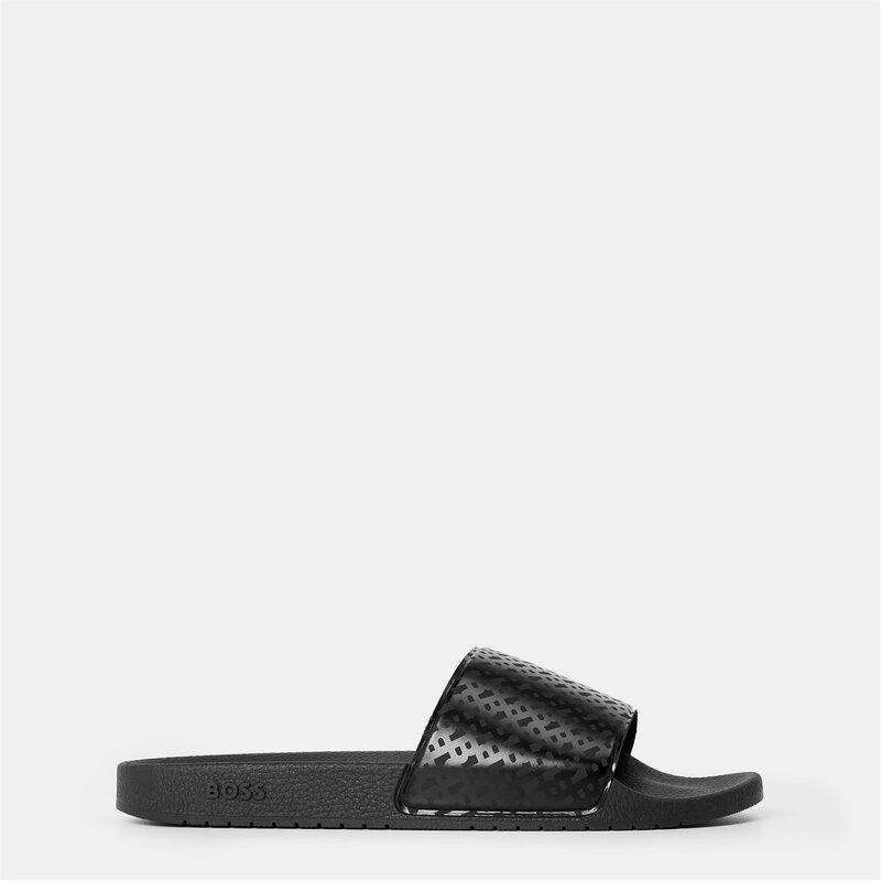 ボス メンズ シューズ サンダル Boss Aryeh Sliders Black Mono 001 ブラック