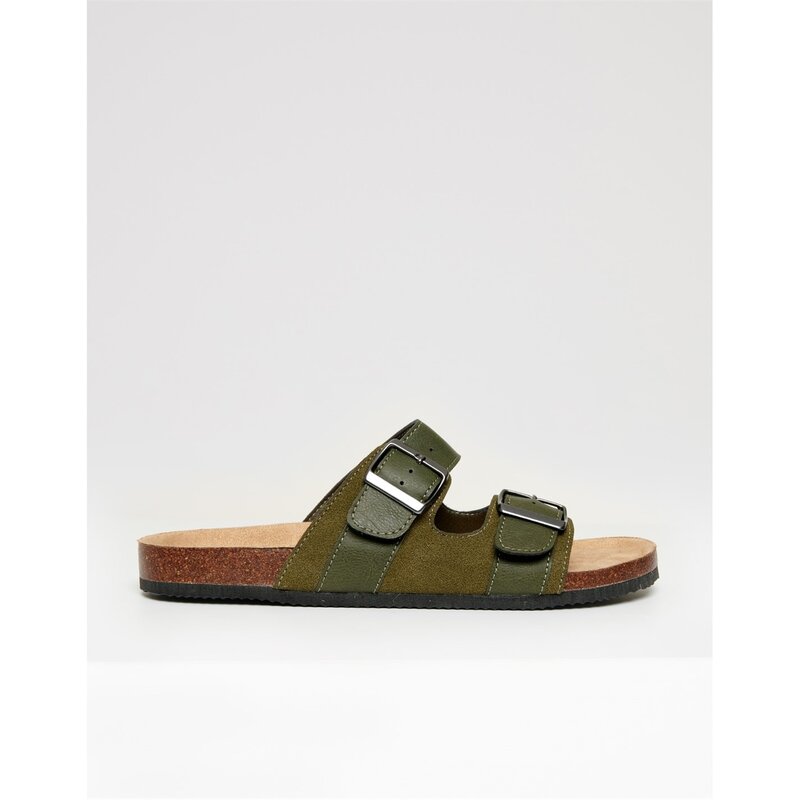 スリードベア メンズ シューズ サンダル Threadbare Sandal Atticus Sn99 Khaki カーキ